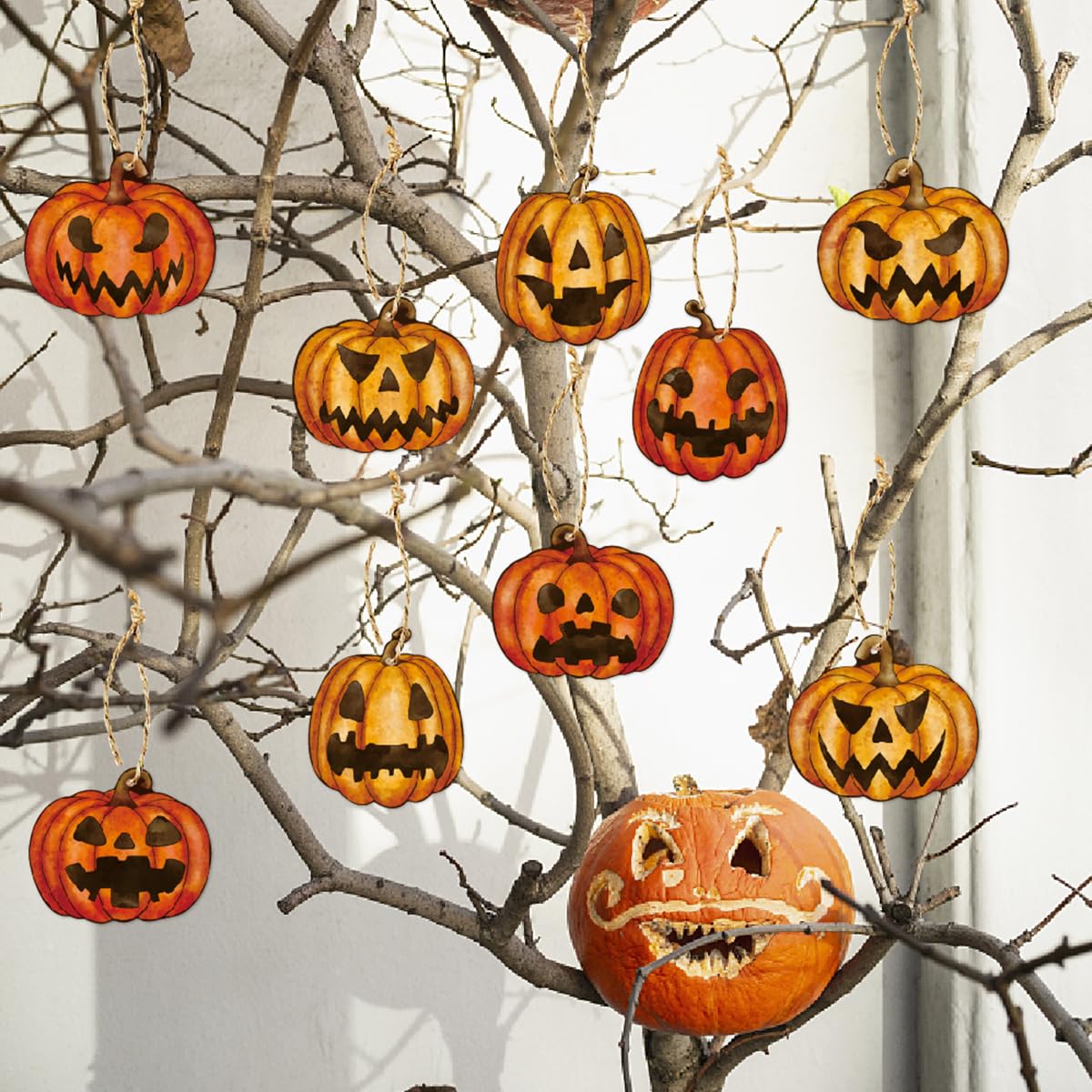 Amazon.co.jp: 18個 ハロウィンツリーデコレーション オーナメント